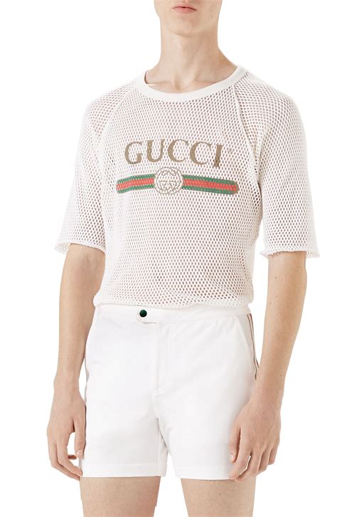 gucci mesh shirt|gucci shirt male.